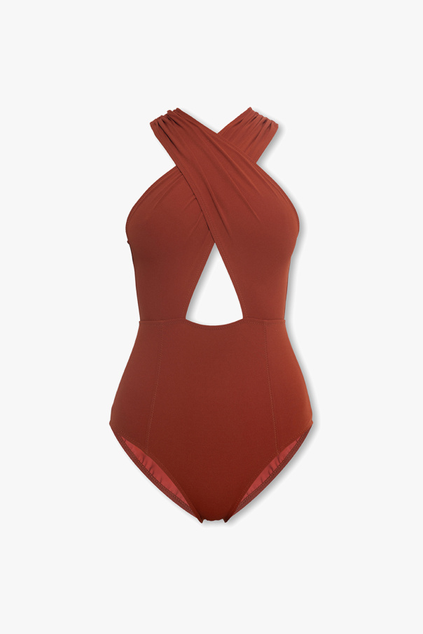 Brown ‘keiran One Piece Swimsuit Ulla Johnson Vitkac Gb